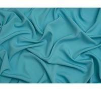 Minerva Core Range Aqua Soft Touch Crepe Dressmaking Fabric | 110cm / 43" Wide, Aqua Plain Design Crepe Fabric, 79gsm Light weight, sold per metre