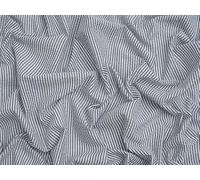 Minerva Core Range Blue Stripe Cotton Seersucker Fabric for Dressmaking - 145cm Wide - per metre