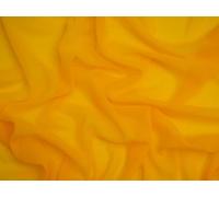 Minerva Core Range Bright Yellow Light Sheer Chiffon Dressmaking Fabric | 110cm / 43" Wide, Bright Yellow Plain Design Chiffon Fabric, 65gsm Light weight , sold per metre