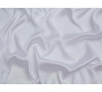 Minerva Core Range Charmeuse Silky Satin Fabric White - Light Weight & Suitable for Dressmaking - Approx Width: 145cm / 58" - Sold per metre