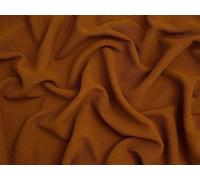 Minerva Core Range Copper Baby Soft Cotton Ottoman Rib Stretch Knit Fabric for Dressmaking - 150cm Wide - per metre