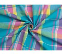 Minerva Core Range Dark Jade Cotton Madras Shirting Fabric for Dressmaking - 145cm Wide - per metre