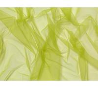 Minerva Core Range Dolce Vita Soft Italian Tulle Fabric Kiwi - Lightweight & Suitable for Bridal, Dressmaking - Approx Width: 150cm / 60" - Sold per metre