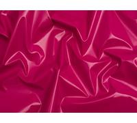 Minerva Core Range Glossy PVC Vinyl Fabric Cerise Pink - Medium Weight & Suitable for Bag Making, Dressmaking, Upholstery - Approx Width: 140cm / 56" - Sold per metre