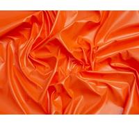 Minerva Core Range Glossy PVC Vinyl Fabric Orange - Medium Weight & Suitable for Bag Making, Dressmaking, Upholstery - Approx Width: 140cm / 56" - Sold per metre