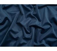 Minerva Core Range Navy Blue Dutch Velvet Fabric for Dressmaking, Upholstery & Bag Making - 150cm Wide - per metre