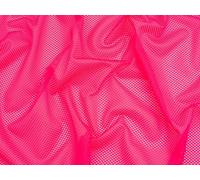 Minerva Core Range Neon Pink Airtex Mesh Stretch Knit Bag Making Fabric | 150cm / 59" Wide, Neon Pink Plain Design Mesh Fabric, 130gsm Light-Medium weight, sold per metre