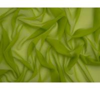Minerva Core Range Sheer Chiffon Fabric Lime Green - Lightweight & Suitable for Dressmaking - Approx Width: 150cm / 60" - Sold per metre