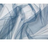 Minerva Core Range Soft Tulle Fabric Navy Blue - Lightweight & Suitable for Dressmaking - Approx Width: 280cm / 112" - Sold per metre