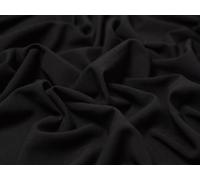 Minerva Core Range Stretch Woven Gabardine Twill Fabric Black - Mediumweight & Suitable for Dressmaking - Approx Width: 145cm / 58" - Sold per metre