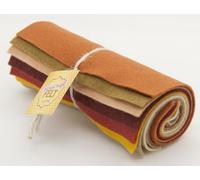 Minerva Core Range Wool Felt Fabric Packs Wool, Viscose Mix 6 Mediumweight & Suitable for Toy Making - Sold per Pack