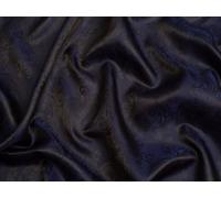 Minerva Core Range Woven Jacquard Lining Fabric, Paisley Print Dressmaking Fabric, 143cm Wide - per metre - Blue
