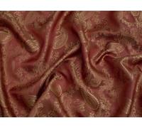 Minerva Core Range Woven Jacquard Lining Fabric, Paisley Print Dressmaking Fabric, 143cm Wide - per metre - Gold