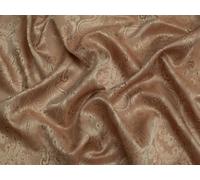 Minerva Core Range Woven Jacquard Lining Fabric, Paisley Print Dressmaking Fabric, 143cm Wide - per metre - Beige