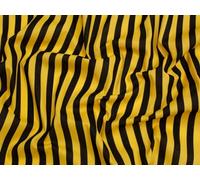 Minerva Core Range Yellow & Black Printed Polycotton Dressmaking Fabric, 112.5cm Wide - per metre