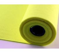 Minerva Crafts Plain Acrylic Felt Fabric Mini Roll 5m Super Bright Yellow - per 5 metre roll