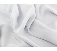 Minerva Crafts Plain Chiffon Dress Fabric Silver Grey - per metre