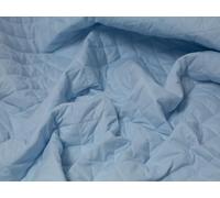 Minerva Crafts Quilted Polycotton Fabric Light Blue - per metre