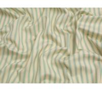 Minerva Crafts Ticking Stripe Canvas Fabric Mint Green - per metre