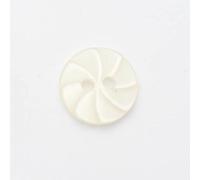 Minerva Cream Round Orange Slice Plastic Buttons (Value Pack) 13mm - per Pack of 100