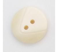Minerva Cream Round Plastic Chunky Buttons (Value Pack) 25mm - per Pack of 50