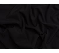 Minerva Fleece Back Soft Shell Coating Fabric Black - per metre