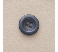 Minerva Grey Round Plastic Trouser Buttons (Value Pack) 18mm - per Pack of 100