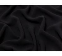 Minerva Heavy Triple Crepe Fabric Black - per metre