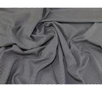 Minerva Houndstooth Suiting Fabric Black & White - per metre