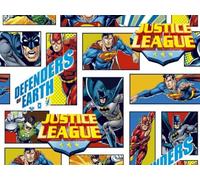 Minerva Justice League 100% Cotton Fabric Multicoloured - per metre
