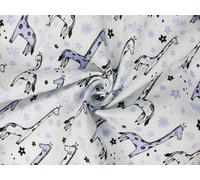 Minerva Light Blue Deadstock Brushed Cotton Winceyette Flannel Fabric for Dressmaking - 108cm Wide - per metre