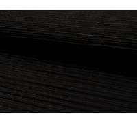Minerva Lurex Pleated Plisse Stretch Knit Fabric Black - per metre