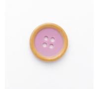 Minerva Mauve Round Rim Buttons (Value Pack) 15mm - per Pack of 100