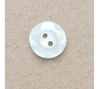 Minerva Mint Green Dished Edge Round Plastic Buttons (Value Pack) 11.5mm - per Pack of 100