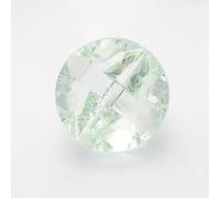 Minerva Mint Round Ball Clear Buttons (Value Pack) 15mm - per Pack of 100
