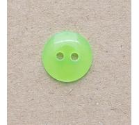 Minerva Neon Green Fluorescent Round Plastic Buttons (Value Pack) 11.5mm - per Pack of 100
