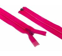 Minerva Nylon Open End Coat Zip 45cm Cerise Pink - per Zip
