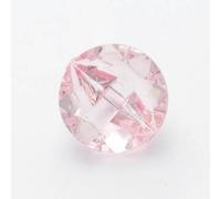 Minerva Pink Round Ball Clear Buttons (Value Pack) 15mm - per Pack of 100