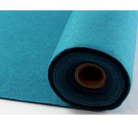 Minerva Plain Acrylic Felt Fabric Mini Roll 5m Teal - per 5 metre roll