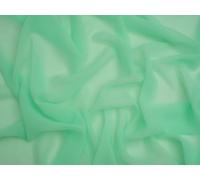 Minerva Plain Chiffon Dress Fabric Mint Green - per metre