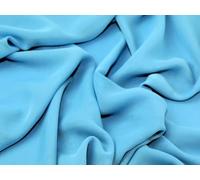 Minerva Plain Chiffon Dress Fabric Peacock - per metre