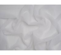 Minerva Plain Chiffon Dress Fabric White - per metre