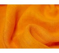 Minerva Plain Print Coloured Hessian Jute Fabric Orange - per metre
