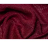 Minerva Plain Print Coloured Hessian Jute Fabric Wine - per metre