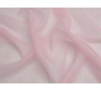 Minerva Polyester Plain Voile Fabric Pale Pink - per metre