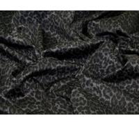 Minerva Ponte Roma Double Stretch Knit Fabric Black & Grey - per metre
