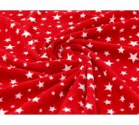 Minerva Red Polar Fleece Dressmaking Fabric, 150cm Wide - per metre