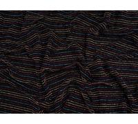 Minerva Sparkle Stripe Jersey Knit Fabric Rainbow - per metre