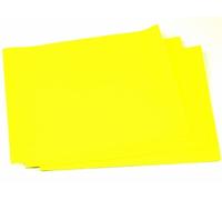 Minerva Sticky Back Self Adhesive Acrylic Felt Fabric 9" x 12" Rectangle Super Bright Yellow - Each