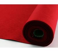 Minerva Sticky Back Self Adhesive Acrylic Felt Fabric Mini Roll 5m Berry Red - per 5 metre roll